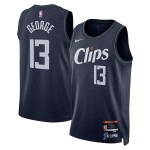 Maillot NBA Los Angeles Clippers Paul George Nike 2023-24 City Edition Navy Swingman - Homme